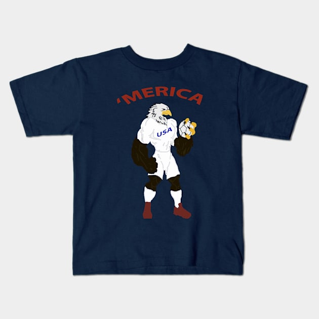 USMNT Eagle Kids T-Shirt by BackupAllStars